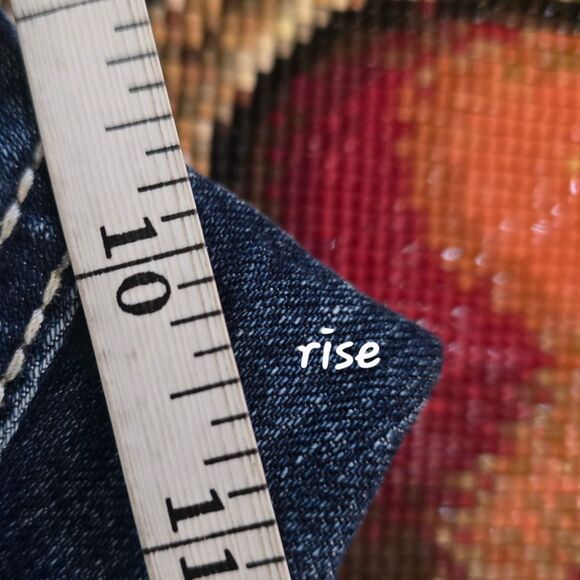 Love Nation Blue Ankle Cropped Tapered Fit Jeans 18W (JEA9) - Picture 4 of 10